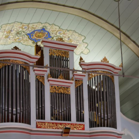 Lerbacher Kirche, Orgel - Foto: Wolfgang Gärtner