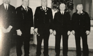 Vorstand Heimatstube 1992, vl. M. Kaminski, F. Koch, R. Kutscher, U. Raab, H.J. Sintara
