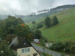 Oberlerbach im Morgendunst
