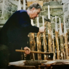 "Der letzte Fackler" bei der Arbeit - (c) Rainer Kutscher